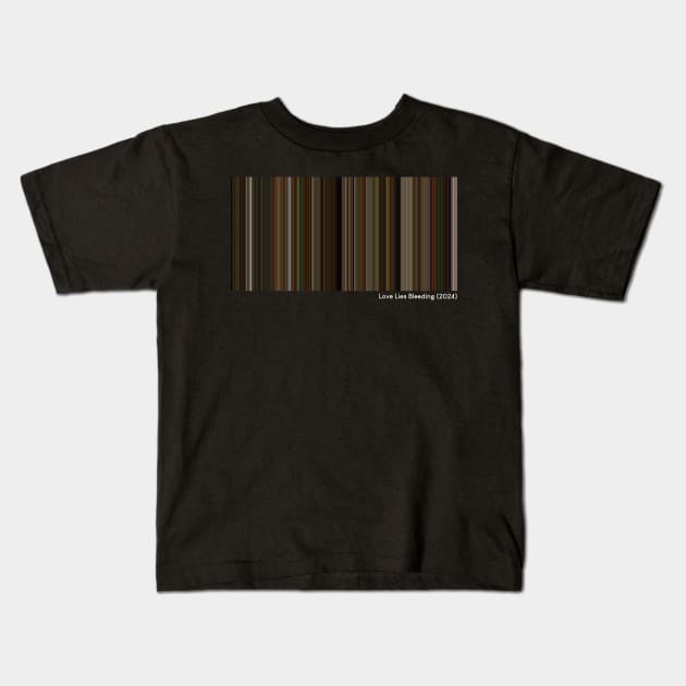 Love Lies Bleeding (2024) - Every Frame of the Movie // Dark Variant T-Shirt Kids T-Shirt by ColorofCinema